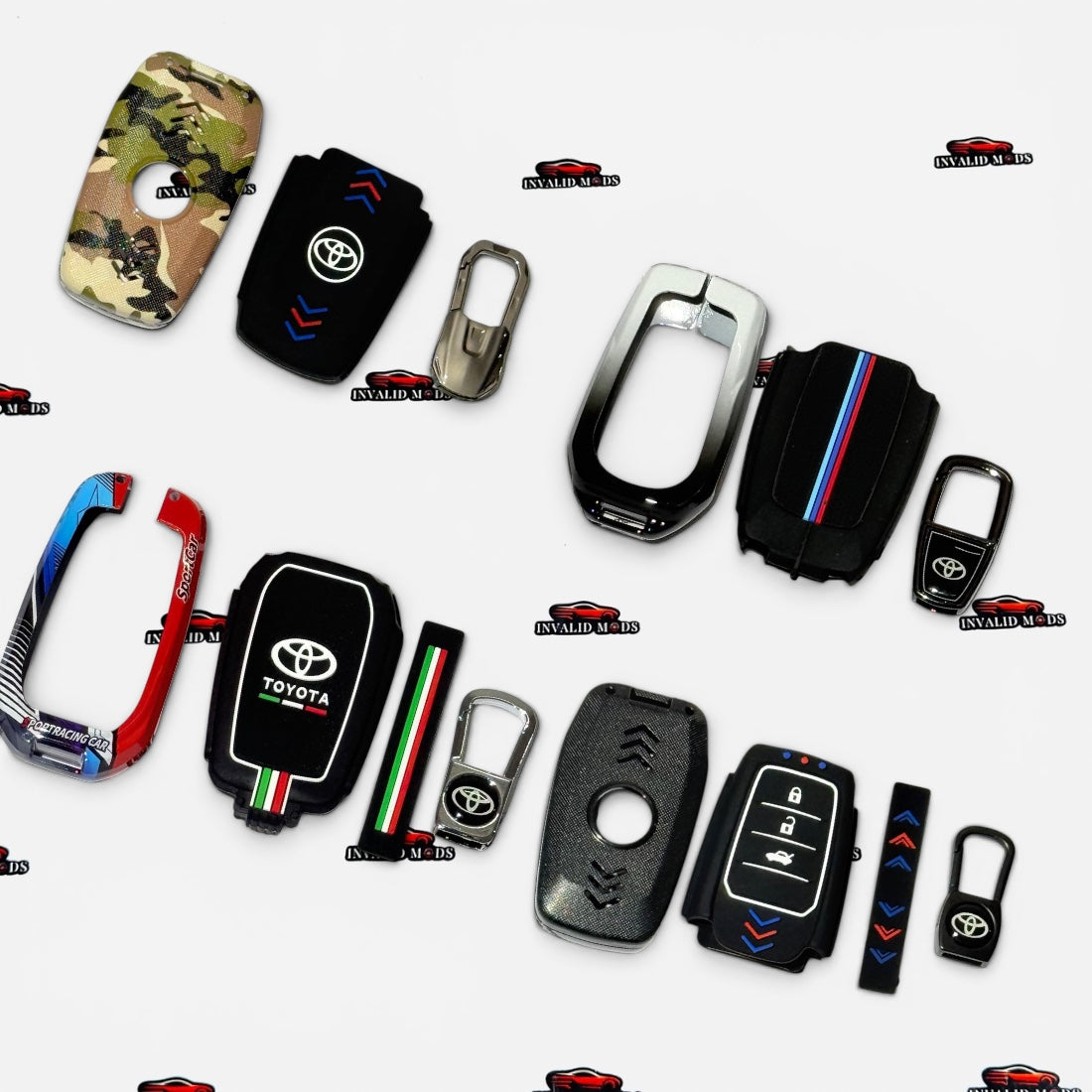 Toyota Car Key Cover | Premium TPU Key Case with Multiple Color Options