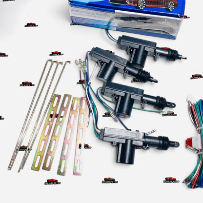 Universal Central Door Lock System | 4-Door Power Lock Conversion Kit for Cars