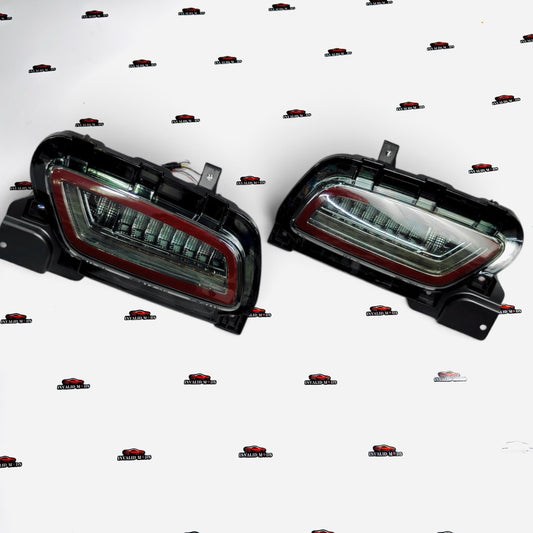 Smoke Finish LED Rear Reflectors for Maruti Grand Vitara & Toyota Hyryder | LED Bumper Reflector Light Set