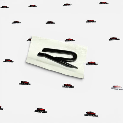 R Logo Sticker | Premium Finish Emblem with Multiple Colour Options
