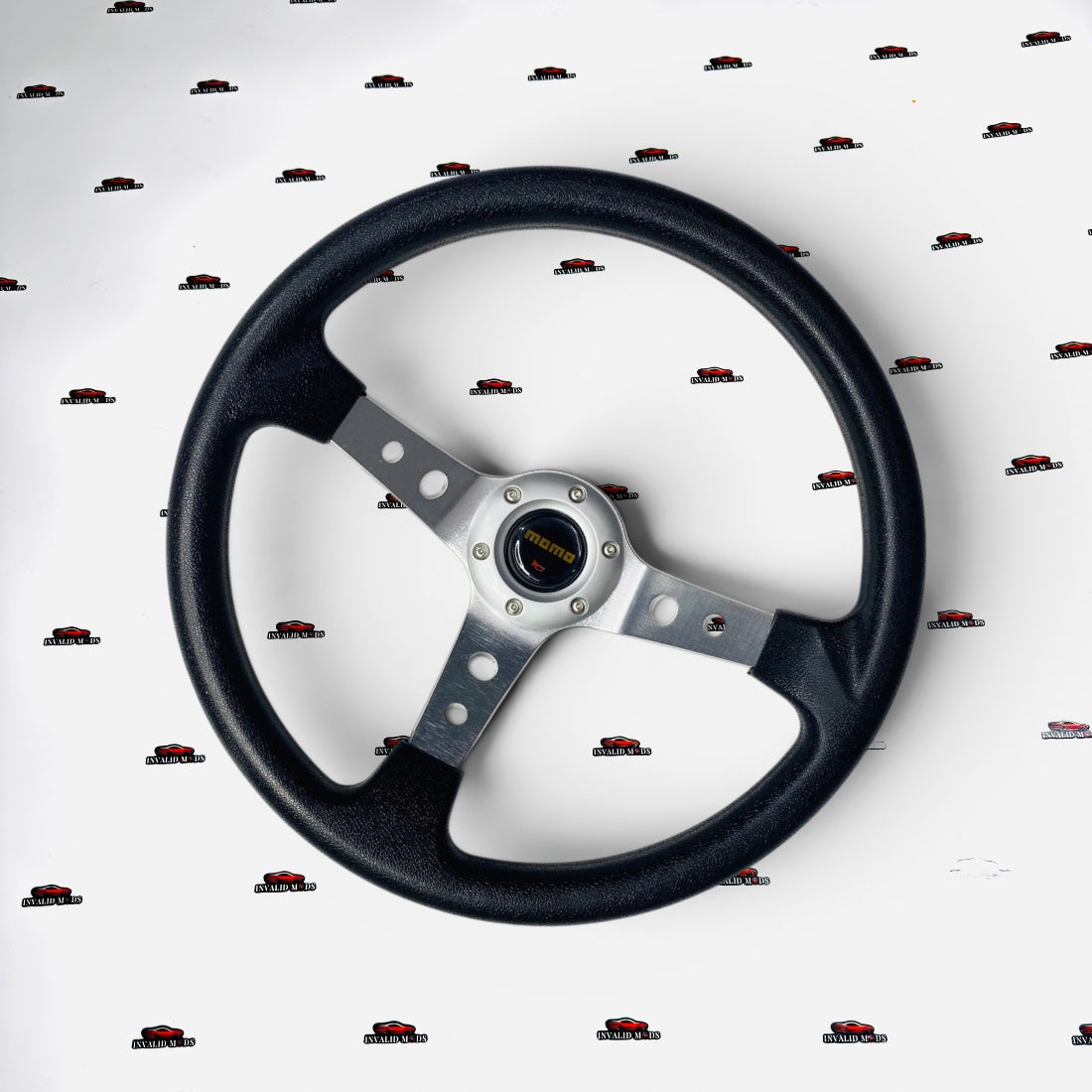 MOMO Deep Dish 14-Inch Steering Wheel – Universal Racing Style