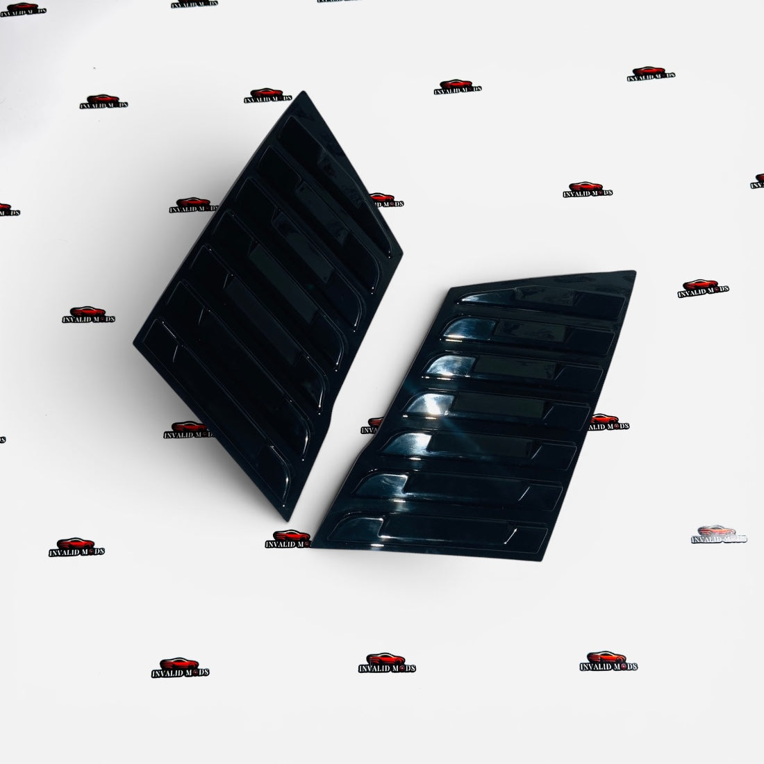 Maruti Suzuki Brezza Side Window Louvers | Gloss Black ABS | Compatible with 2022+ Models