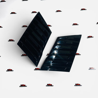 Maruti Suzuki Brezza Side Window Louvers | Gloss Black ABS | Compatible with 2022+ Models