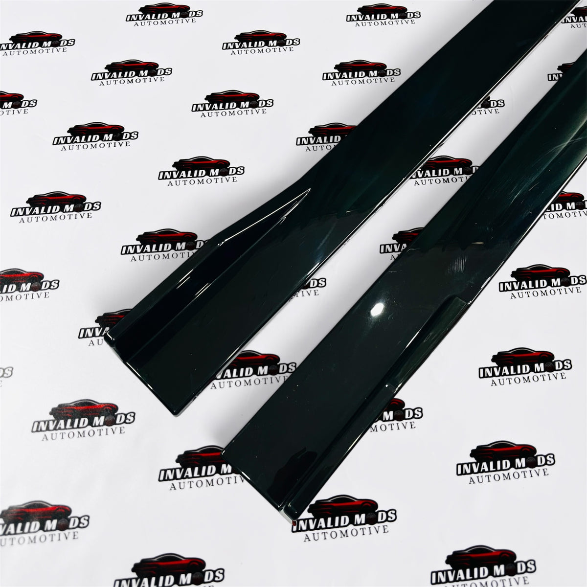Universal Side Skirts 2Pc | Gloss Black Aerodynamic Car Upgrade
