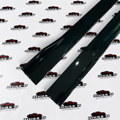 Universal Side Skirts 2Pc | Gloss Black Aerodynamic Car Upgrade