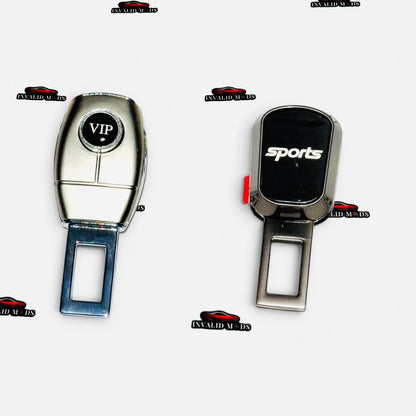 Universal Heavy-Duty Seat Belt Clips | Premium Metal Buckle Car Safety Locks
