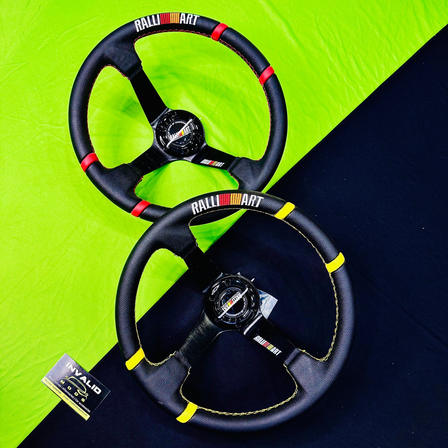 Ralliart 14 Inch Carbon Edition Universal Steering Wheel
