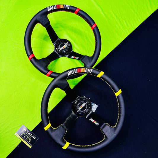 Ralliart 14 Inch Carbon Edition Universal Steering Wheel