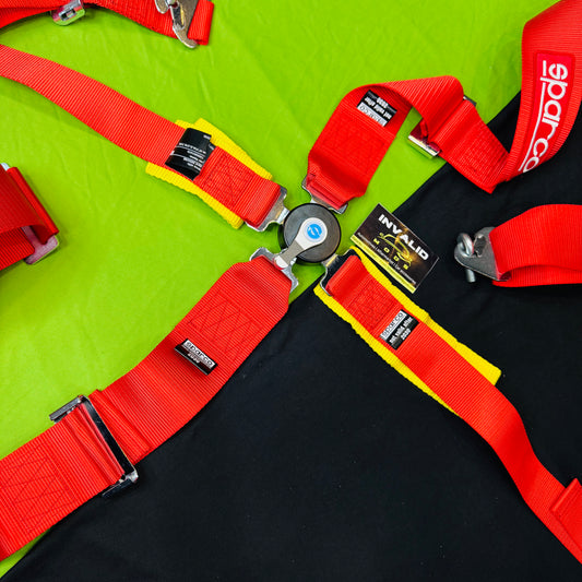 Universal 4 Point Sparco Racing Seat Belt Harness