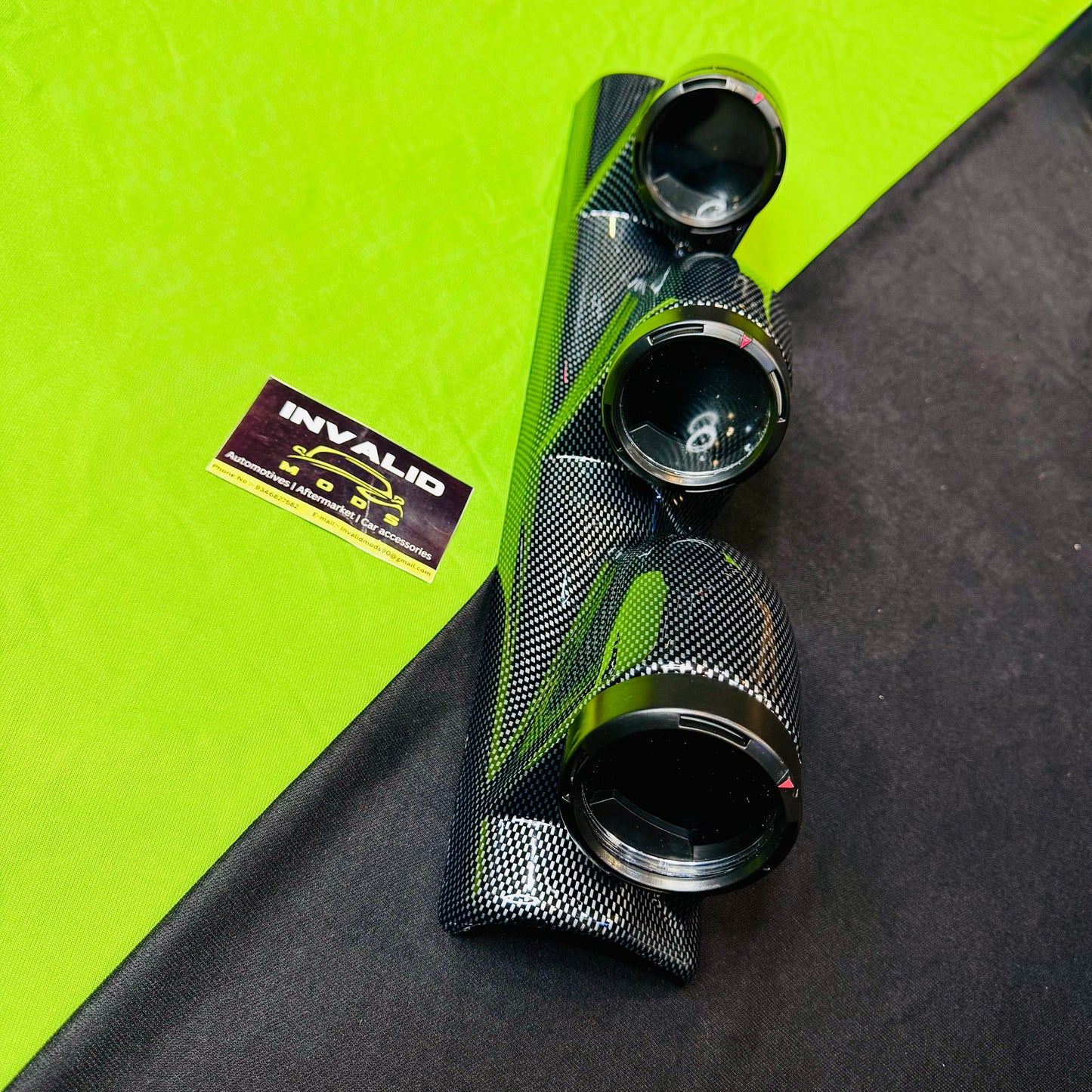 Defi Digital Pillar Meter Gauge (RPM, Water Temp & Voltage)