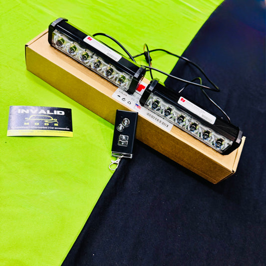 Remote Controlled Federal Flashers (3 in 1) | Black Remote