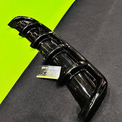 Universal 6 Fin Diffuser | Gloss Black | ABS