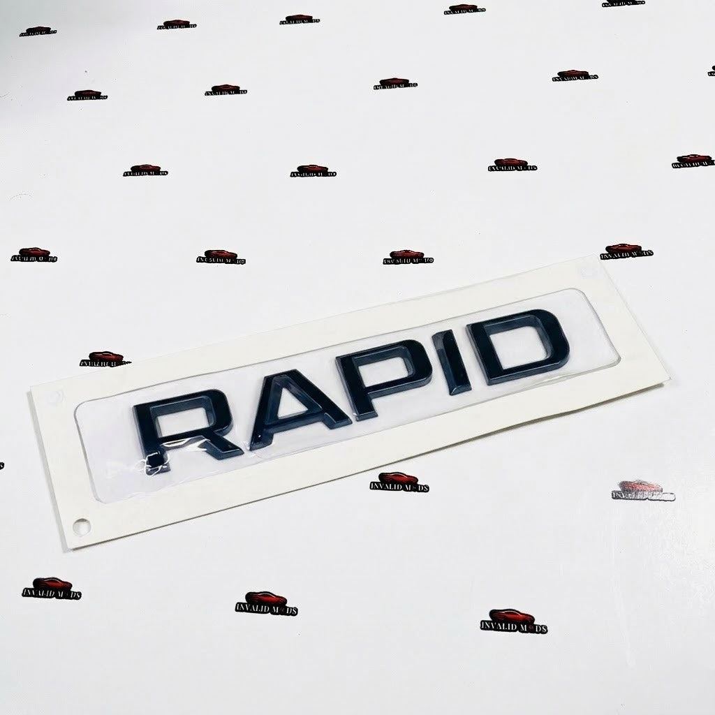3D Car Emblems for Skoda Octavia, Superb, Rapid & VW Virtus – Premium Aftermarket Badges