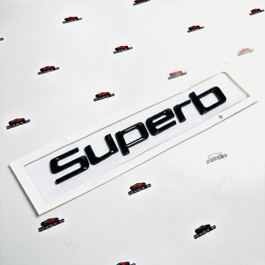 3D Car Emblems for Skoda Octavia, Superb, Rapid & VW Virtus – Premium Aftermarket Badges