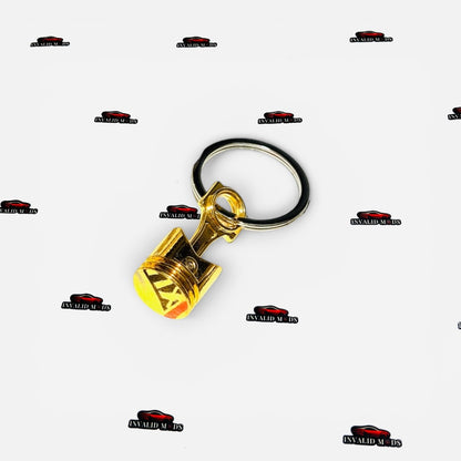 Piston Style Keychain | Functional Metal Engine Piston Keychain