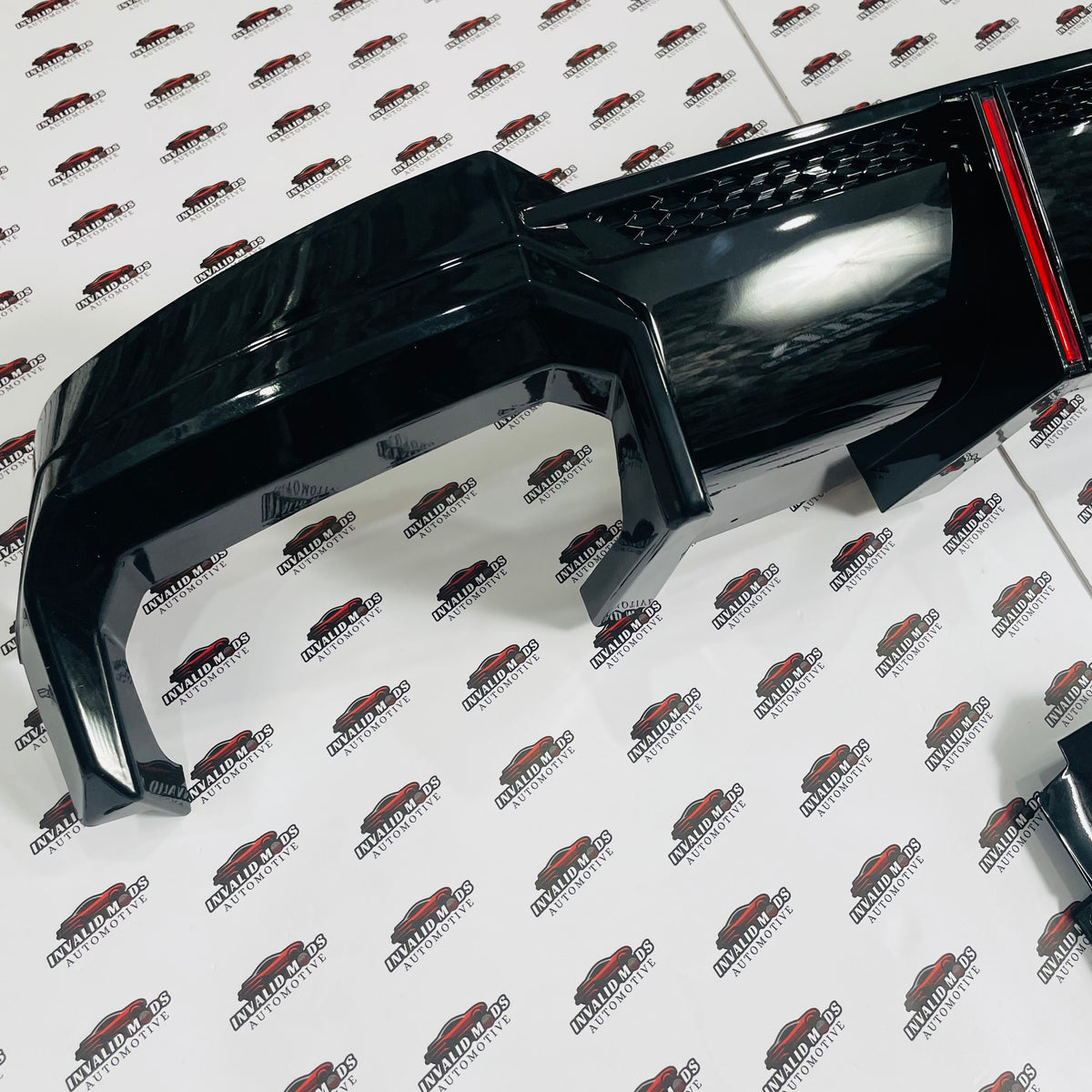 V-TEN Rear Sport Diffuser for BMW 5 Series G60 & G68 | Imported | Premium Rear Bumper Diffuser