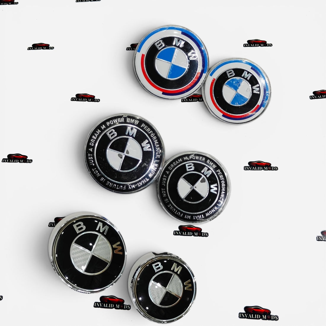 BMW Replacement Logo Set of 2 | Front & Rear Emblem Badge Kit