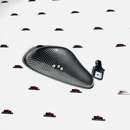 Interior Rear View Mirror | Carbon Fiber Finish Universal Mirror