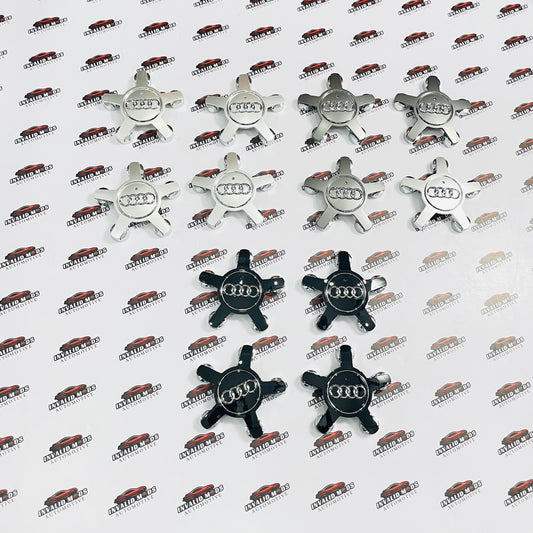 Audi Star Wheel Center Caps – Premium Aftermarket Replacement Set for Audi Wheels