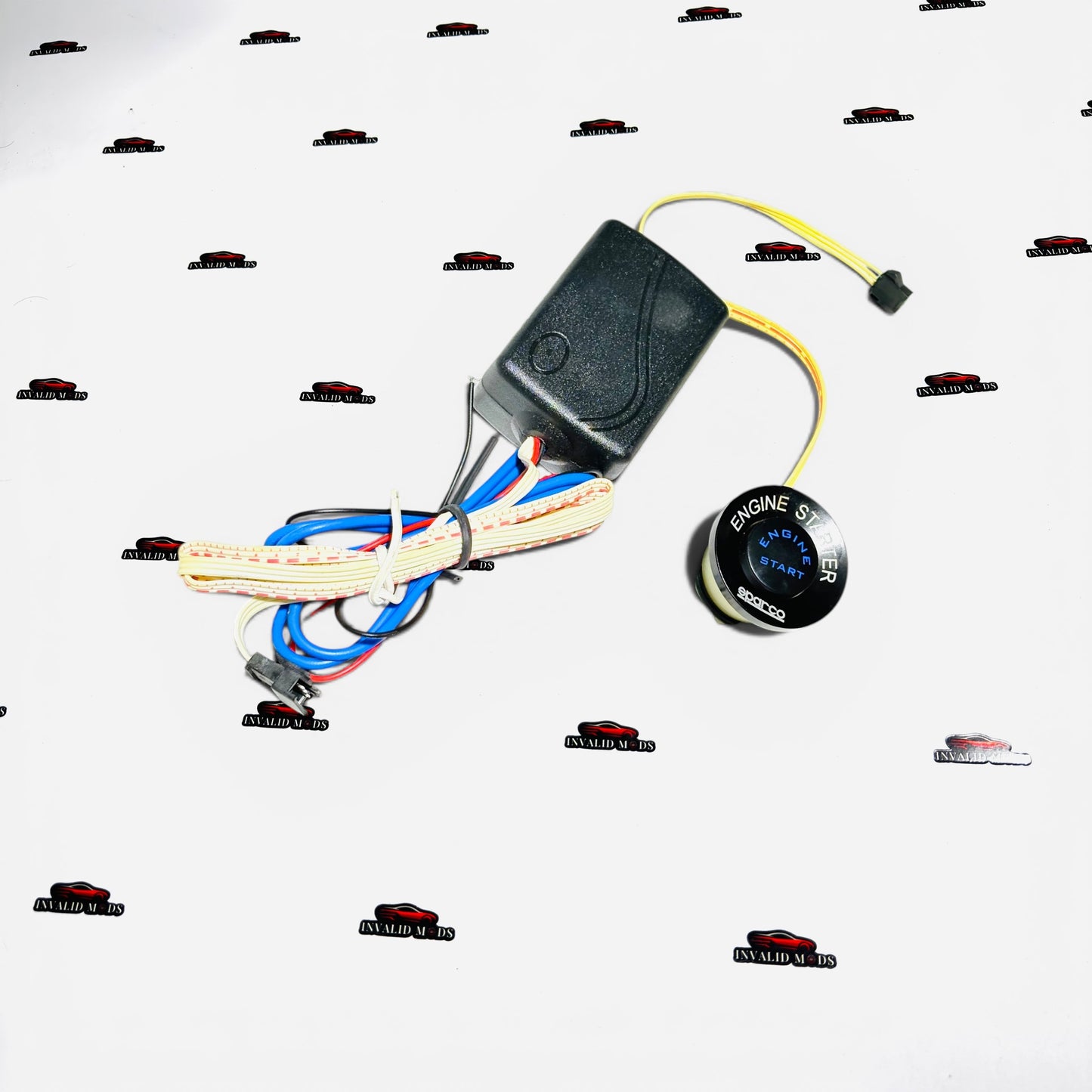 Sparco Engine Start Button Switch | Universal Push Start Button