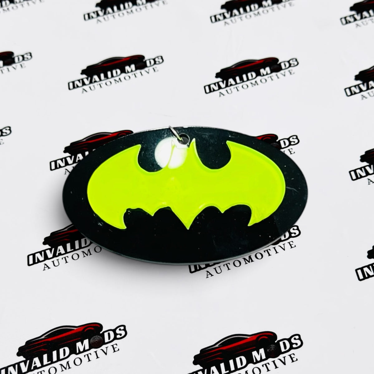 Neon Fluorescent Car Mirror Hanging – Marvel & DC Superhero Collection