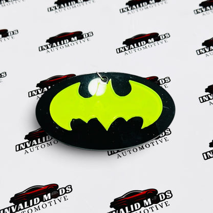 Neon Fluorescent Car Mirror Hanging – Marvel & DC Superhero Collection