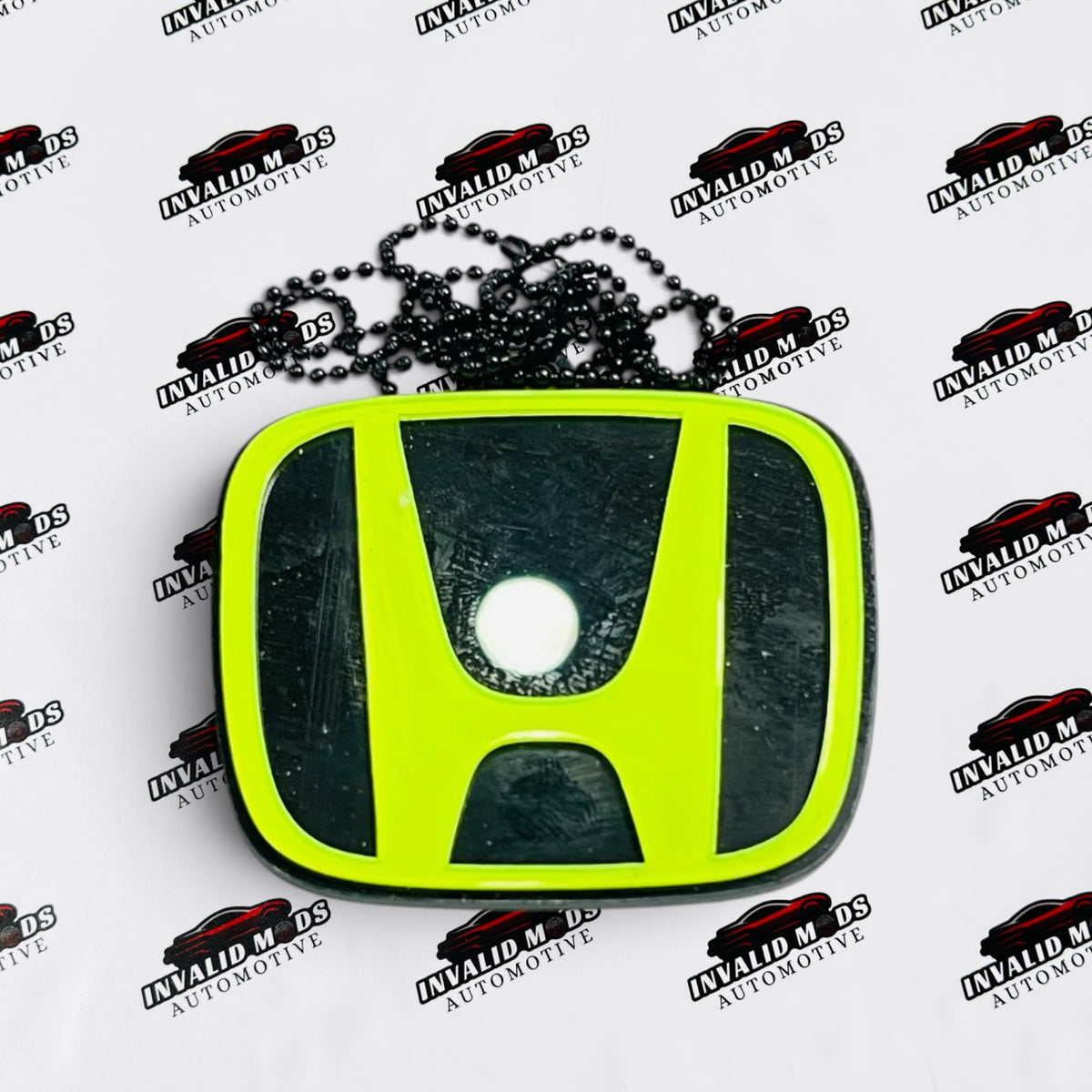 Neon Fluorescent Car Mirror Hanging for All Cars – Stylish Car Interior Accessory