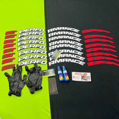 Car Tyre Stickers (Set of 8 for 4 Tyres)