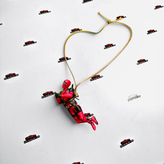 Deadpool Car Mirror Hanging | Superhero Interior Accessory