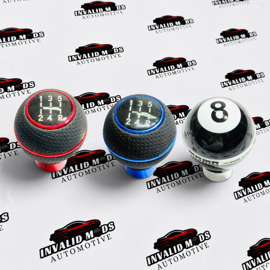 MOMO JDM Style Round Gear Knob | Premium Leather Finish