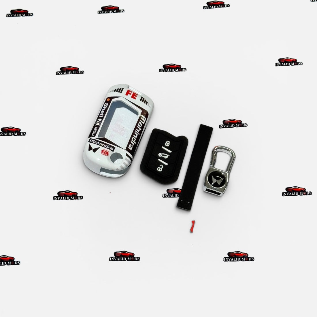 Mahindra Car Key Cover | Premium TPU Key Case | Lightweight & Scratch-Resistant