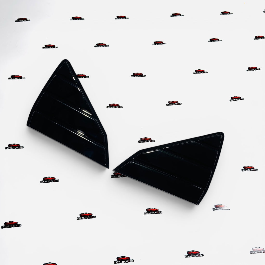 Kia Seltos Rear Window Louvers | Premium ABS Vent Shades