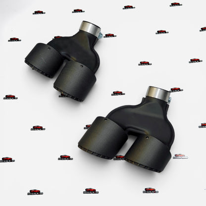 VTEN Premium Dual Exhaust Tips for BMW 5 Series G60 & G68 | Imported Stainless Steel Exhaust Upgrade