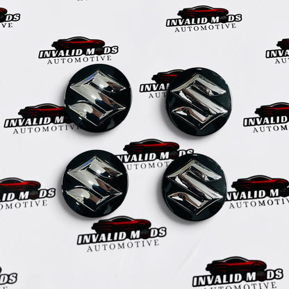Suzuki Wheel Center Caps Set of 4 | Outer Diameter (54 mm)