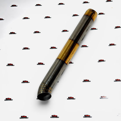 Long End Can Exhaust Tip | Premium Neo Chrome Finish | Universal Stainless Steel Performance Exhaust Tip