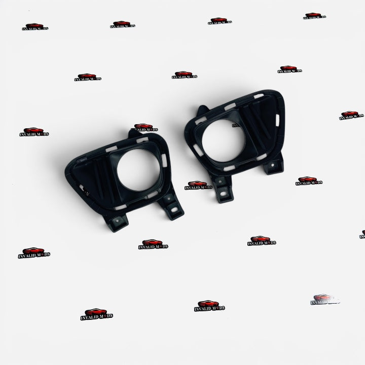 Kia Sonet Front Bumper Fog Lamp Brackets – Durable ABS Mounting Bracket Pair.