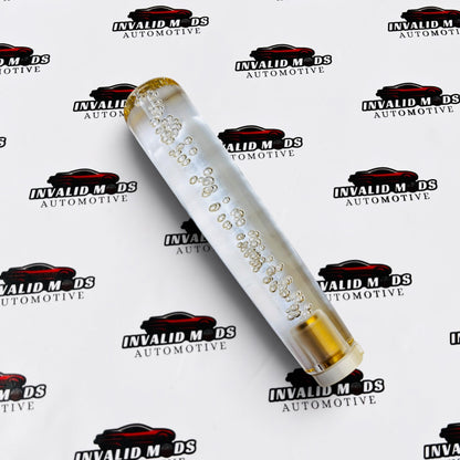 LED Crystal Bubble Gear Shift Knob | Clear Effect | Universal Interior Upgrade