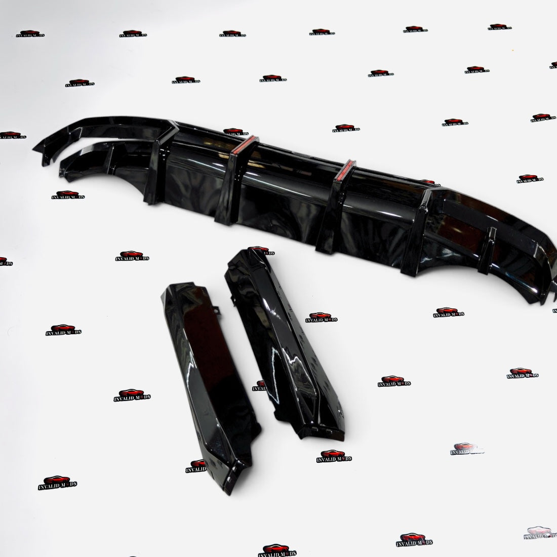V-TEN Rear Sport Diffuser for BMW 5 Series G60 & G68 | Imported | Premium Rear Bumper Diffuser