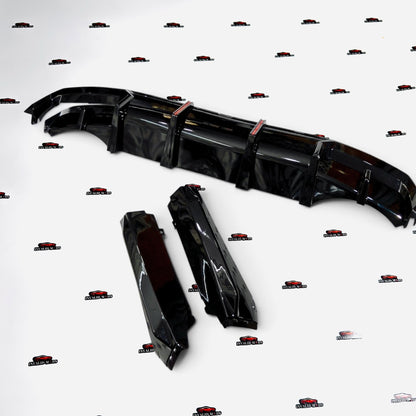 V-TEN Rear Sport Diffuser for BMW 5 Series G60 & G68 | Imported | Premium Rear Bumper Diffuser