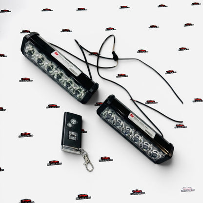 Remote Controlled Federal Flashers (3 in 1) | Black Remote
