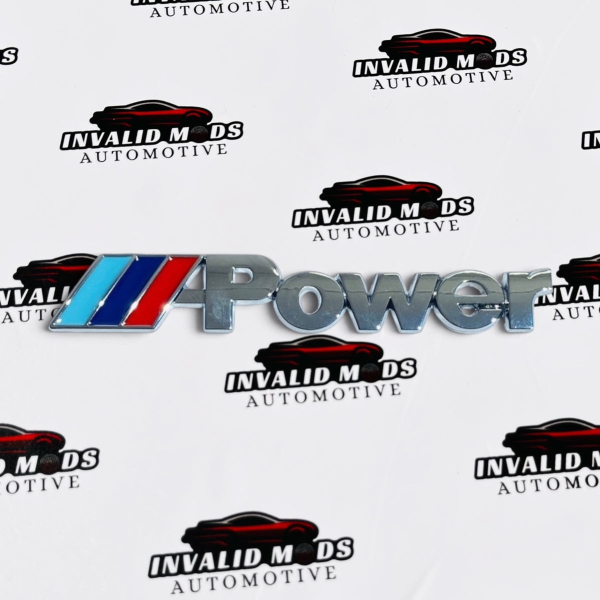 M Power Style Rear Emblem | OEM-Style Performance Badge Upgrade