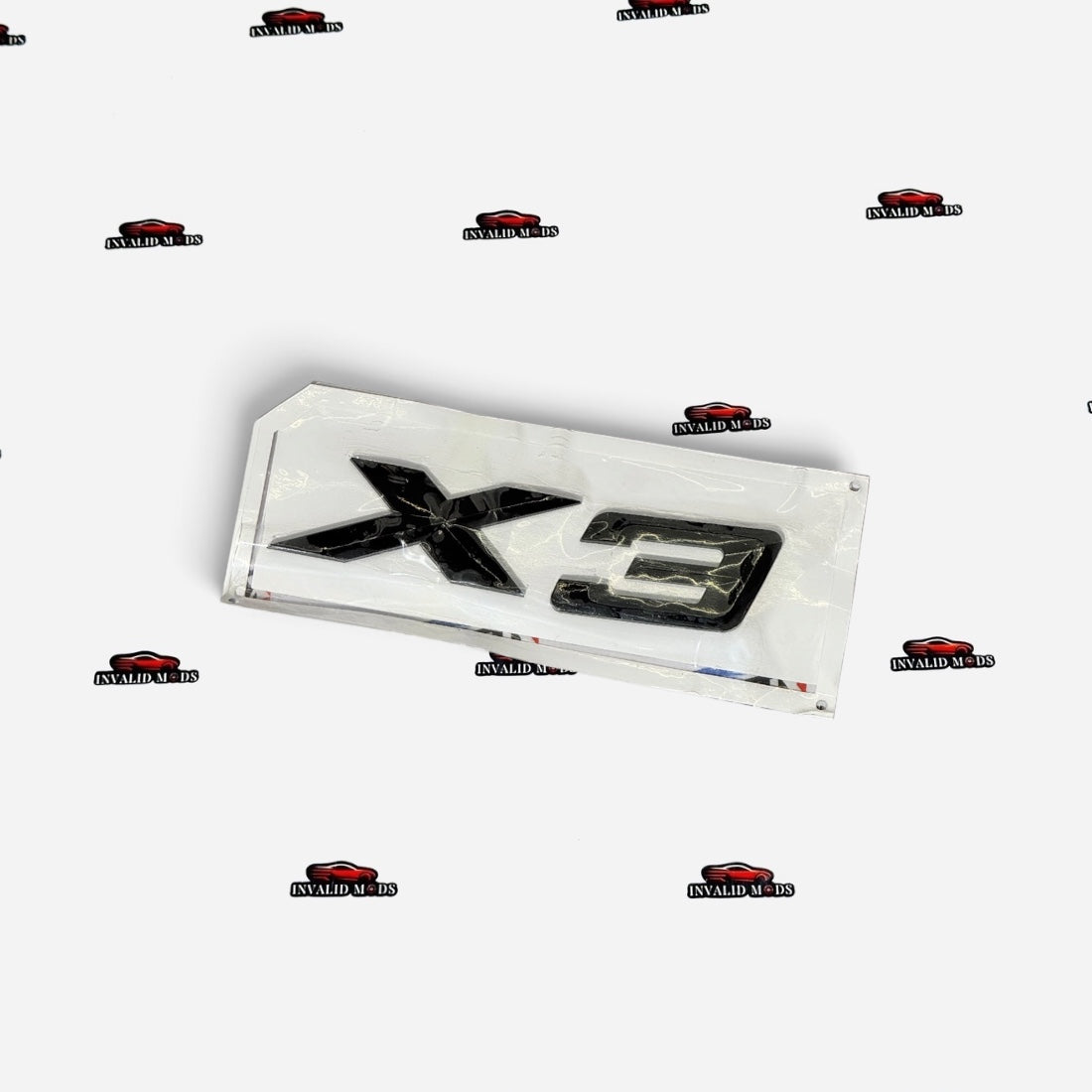 BMW X Series Rear Emblems | OEM Style Badge | Compatible with X1, X2, X3, X4, X5, X6 & X7