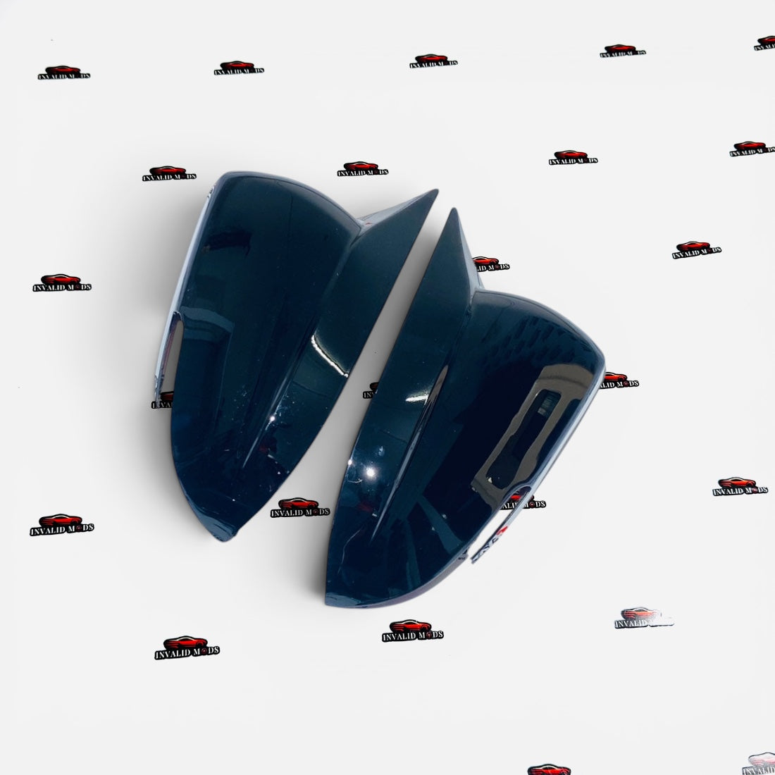 Kia Seltos Batman-Style Mirror Covers | Premium Gloss Black ABS (2019+)