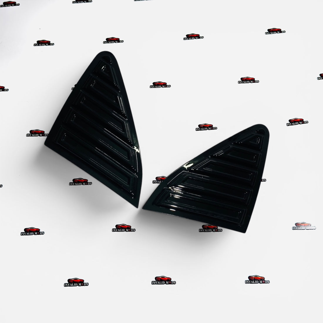 Toyota Innova Hycross Side Window Louvers | Gloss Black ABS | Compatible with 2022+ Models