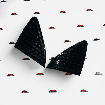 Toyota Innova Hycross Side Window Louvers | Gloss Black ABS | Compatible with 2022+ Models