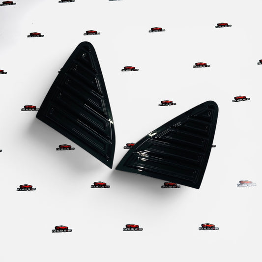Toyota Innova Hycross Side Window Louvers | Gloss Black ABS | Compatible with 2022+ Models