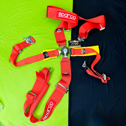 Universal 4 Point Sparco Racing Seat Belt Harness