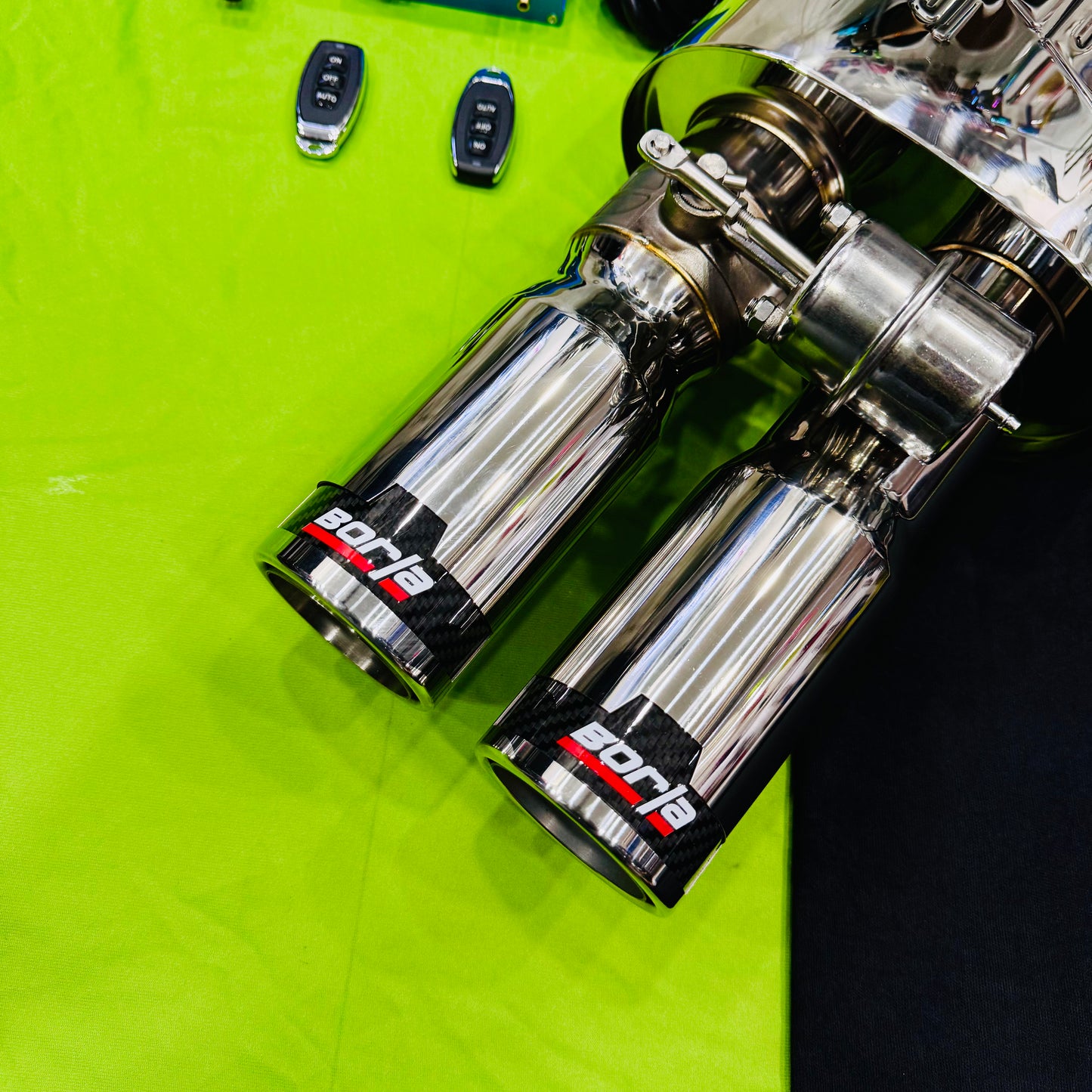 Borla Dual Tip Valvetronic Exhaust (Carbon)