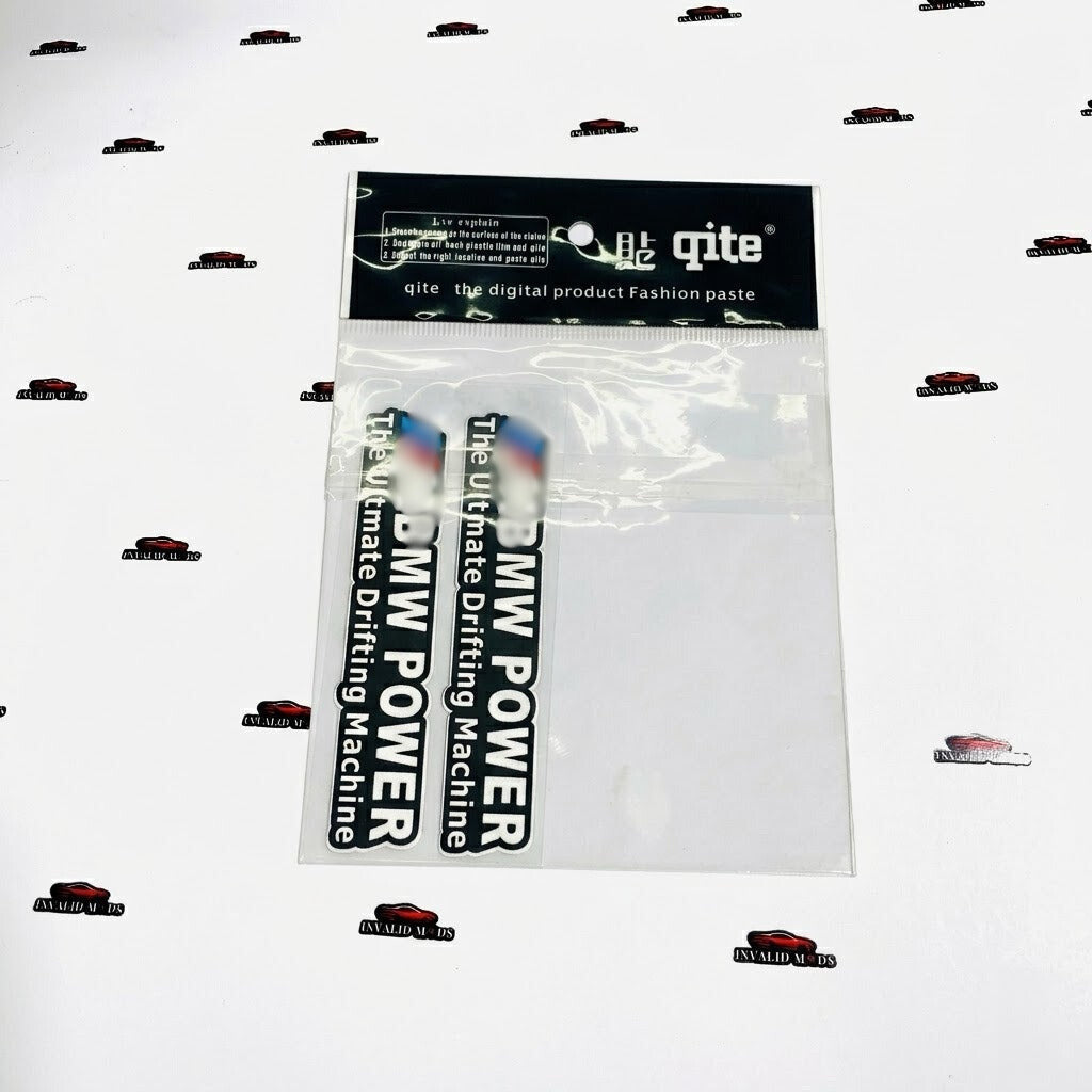BMW M, AMG & TRD Sticker Set – Performance Vinyl Car Decals with BMW Power Branding