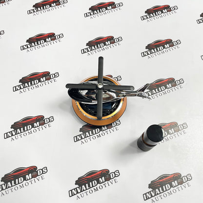 Helicopter Style Solar Car Air Freshener | Dashboard Perfume & Decor